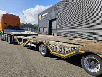 Scania R410 6x2 RETARDER + NOOTEBOOOM SEMI TRAILER